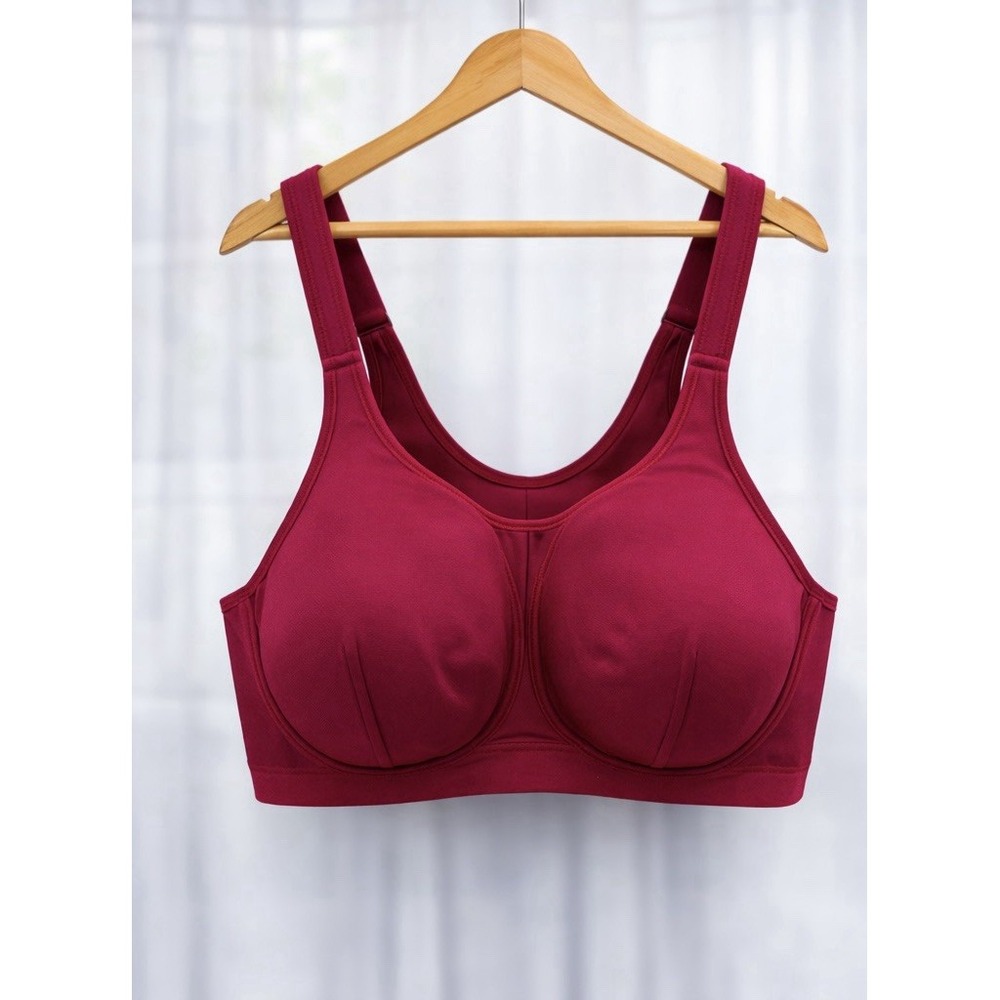 Wacoal Burgundy Wireless Sports Bra